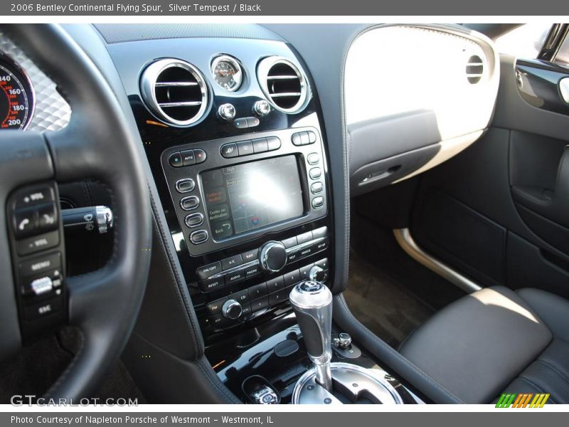 Silver Tempest / Black 2006 Bentley Continental Flying Spur