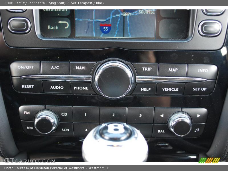 Silver Tempest / Black 2006 Bentley Continental Flying Spur