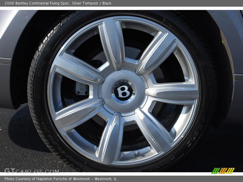 Silver Tempest / Black 2006 Bentley Continental Flying Spur