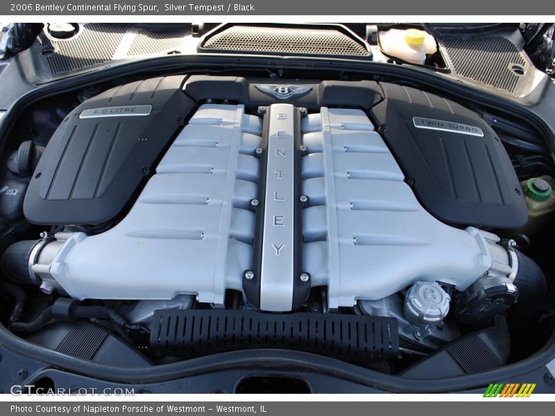 Silver Tempest / Black 2006 Bentley Continental Flying Spur