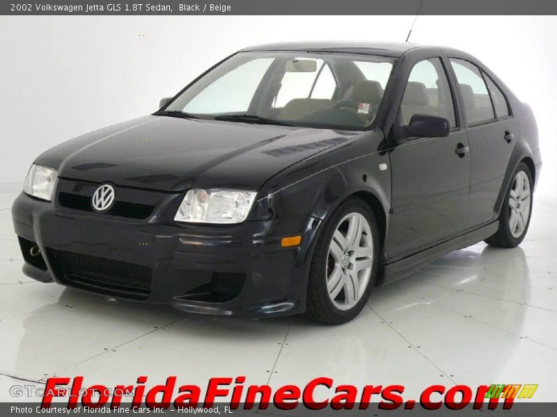 Black / Beige 2002 Volkswagen Jetta GLS 1.8T Sedan