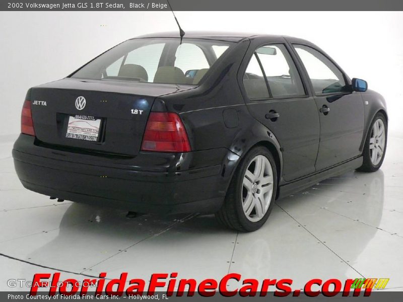 Black / Beige 2002 Volkswagen Jetta GLS 1.8T Sedan