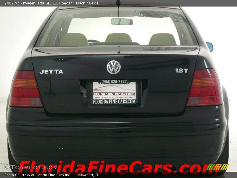 Black / Beige 2002 Volkswagen Jetta GLS 1.8T Sedan