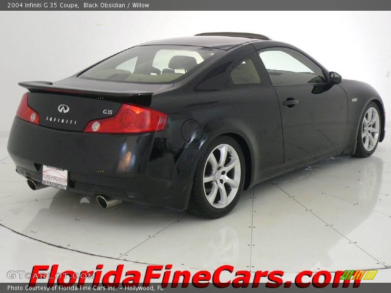 Black Obsidian / Willow 2004 Infiniti G 35 Coupe