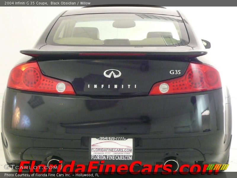 Black Obsidian / Willow 2004 Infiniti G 35 Coupe