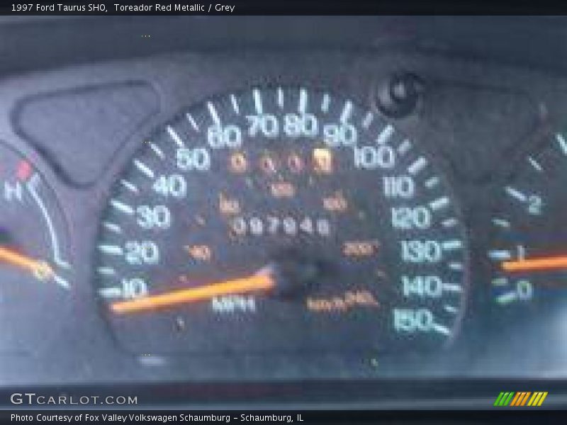 Toreador Red Metallic / Grey 1997 Ford Taurus SHO