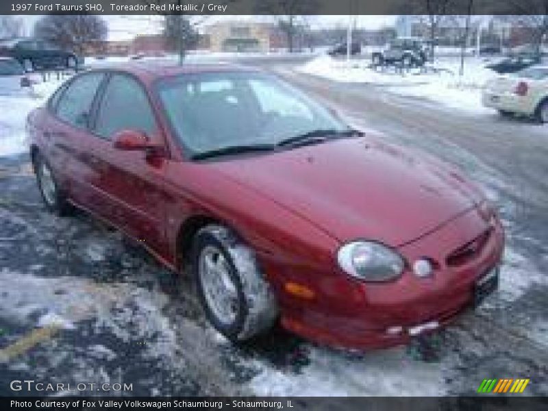 Toreador Red Metallic / Grey 1997 Ford Taurus SHO