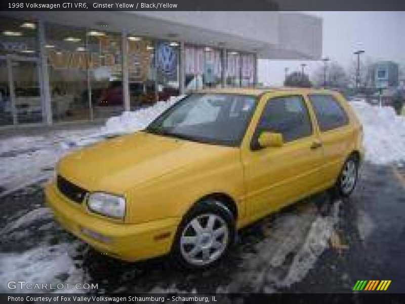 Ginster Yellow / Black/Yellow 1998 Volkswagen GTI VR6