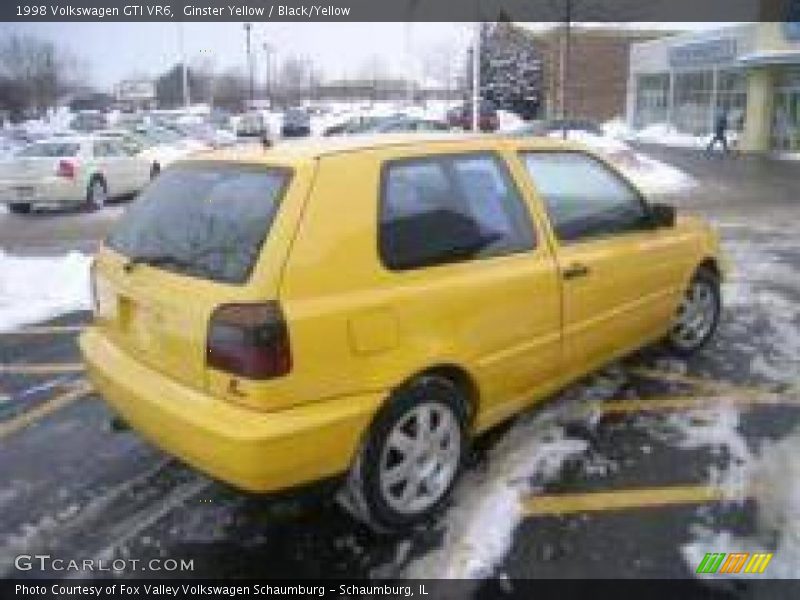 Ginster Yellow / Black/Yellow 1998 Volkswagen GTI VR6