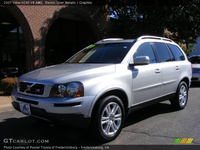 Electric Silver Metallic / Graphite 2007 Volvo XC90 V8 AWD