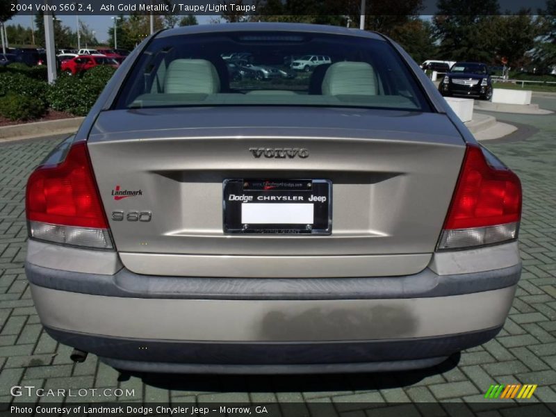 Ash Gold Metallic / Taupe/Light Taupe 2004 Volvo S60 2.4