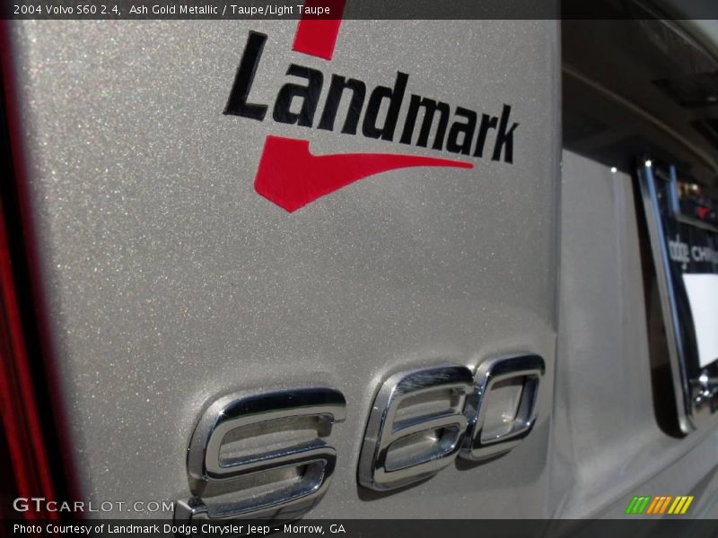 Ash Gold Metallic / Taupe/Light Taupe 2004 Volvo S60 2.4