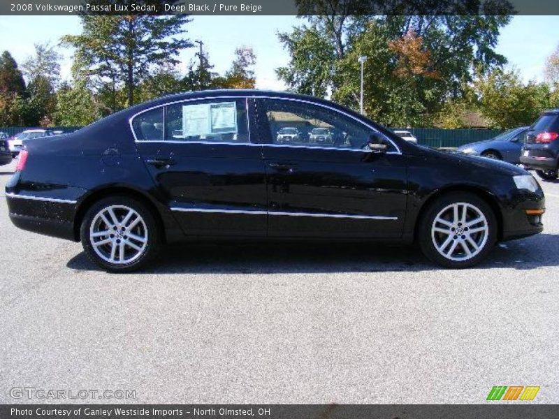 Deep Black / Pure Beige 2008 Volkswagen Passat Lux Sedan
