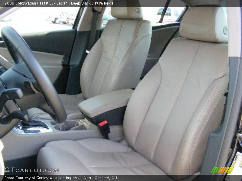 Deep Black / Pure Beige 2008 Volkswagen Passat Lux Sedan