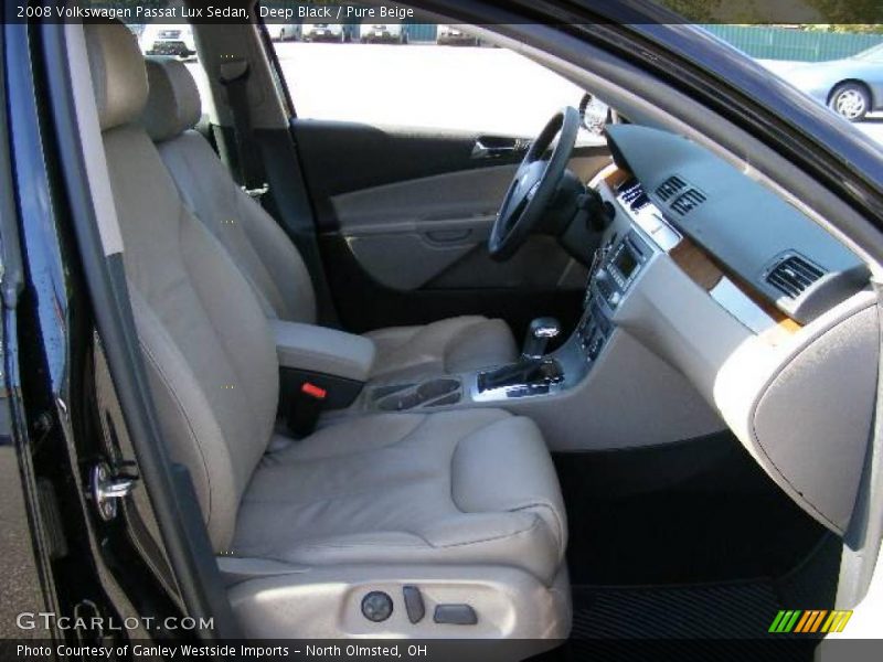 Deep Black / Pure Beige 2008 Volkswagen Passat Lux Sedan
