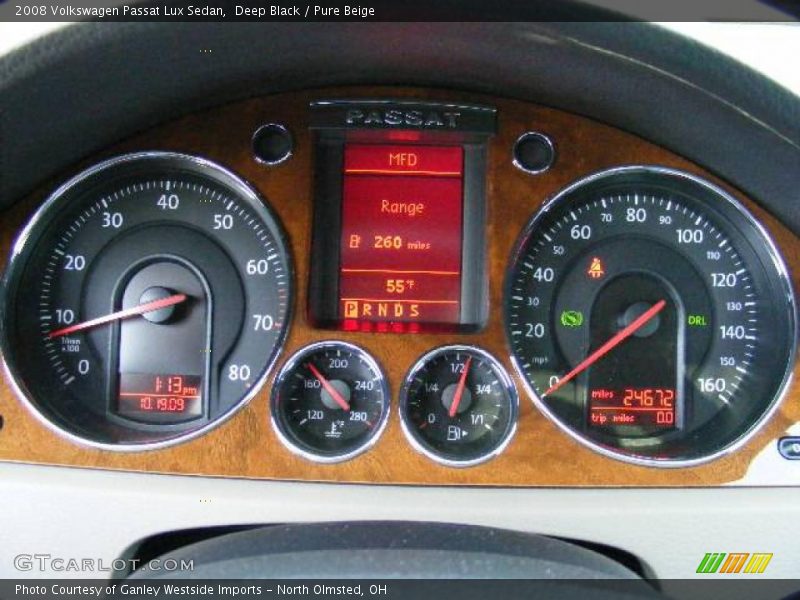 Deep Black / Pure Beige 2008 Volkswagen Passat Lux Sedan