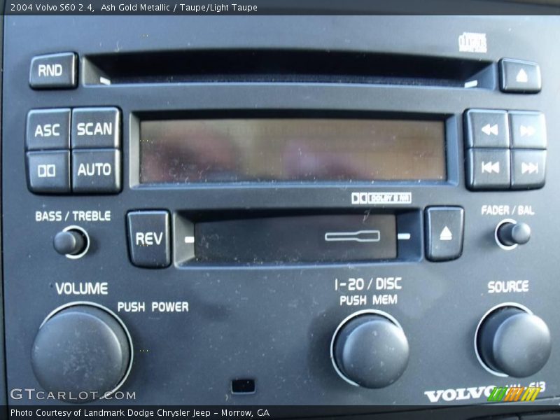 Ash Gold Metallic / Taupe/Light Taupe 2004 Volvo S60 2.4