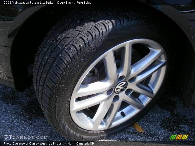 Deep Black / Pure Beige 2008 Volkswagen Passat Lux Sedan
