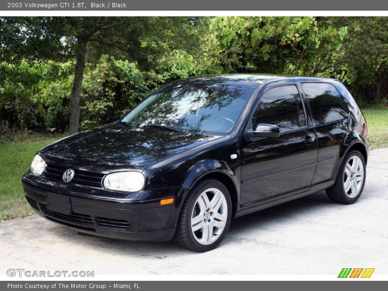 Black / Black 2003 Volkswagen GTI 1.8T