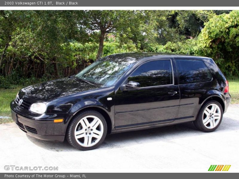 Black / Black 2003 Volkswagen GTI 1.8T