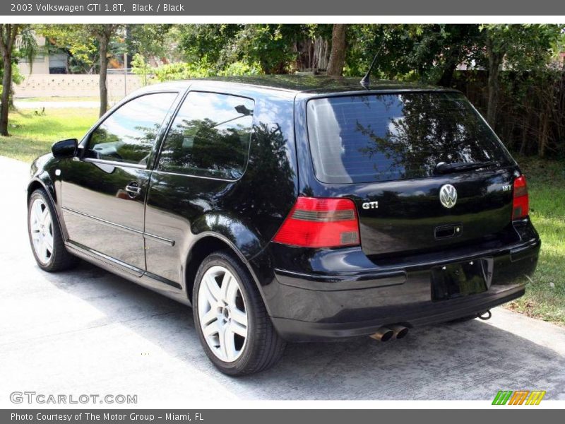 Black / Black 2003 Volkswagen GTI 1.8T