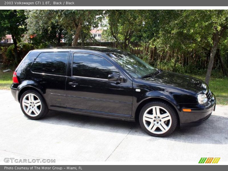 Black / Black 2003 Volkswagen GTI 1.8T