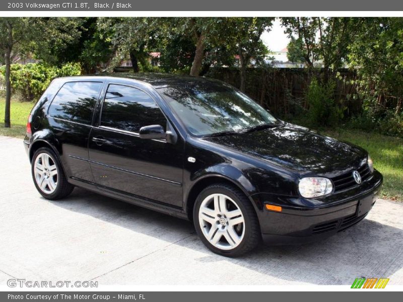 Black / Black 2003 Volkswagen GTI 1.8T