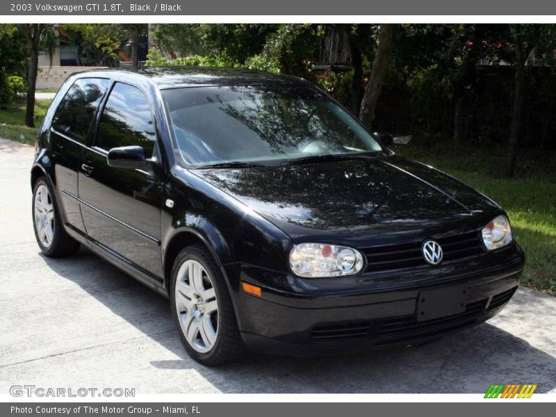 Black / Black 2003 Volkswagen GTI 1.8T