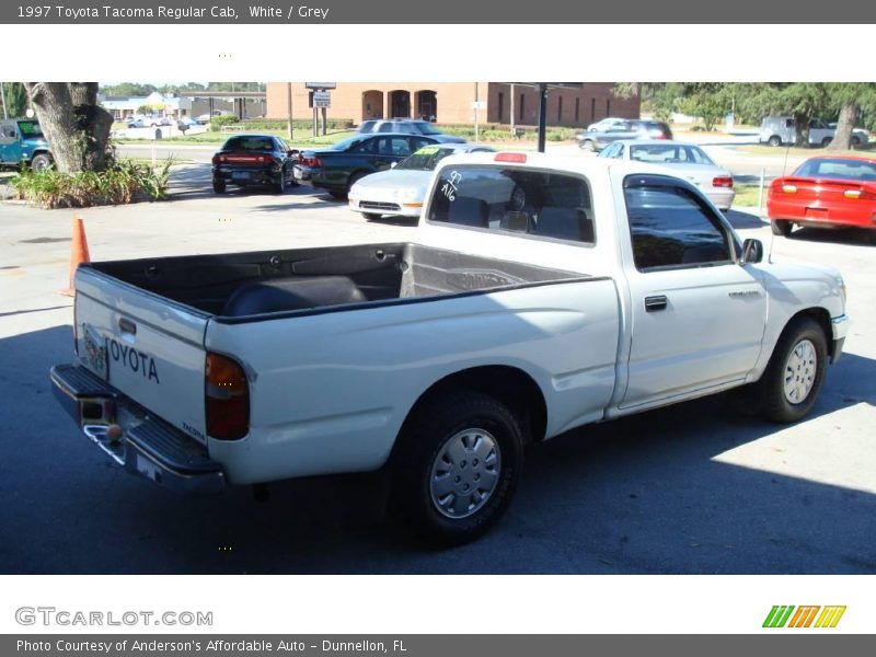 White / Grey 1997 Toyota Tacoma Regular Cab