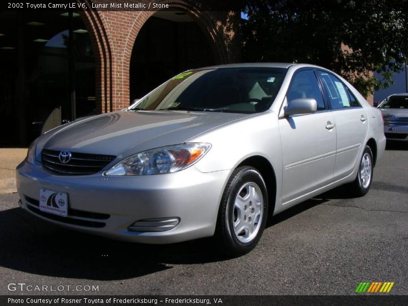 Lunar Mist Metallic / Stone 2002 Toyota Camry LE V6