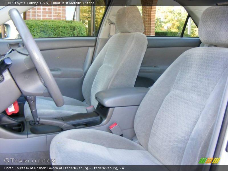 Lunar Mist Metallic / Stone 2002 Toyota Camry LE V6