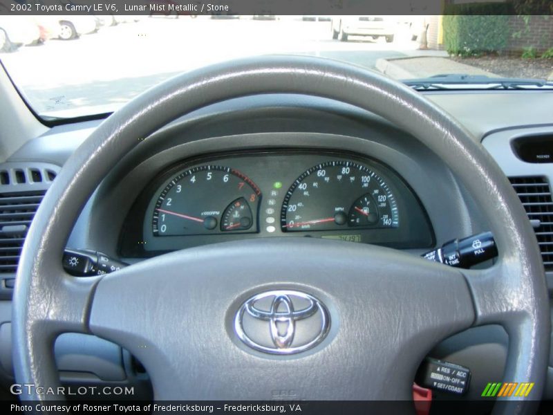 Lunar Mist Metallic / Stone 2002 Toyota Camry LE V6