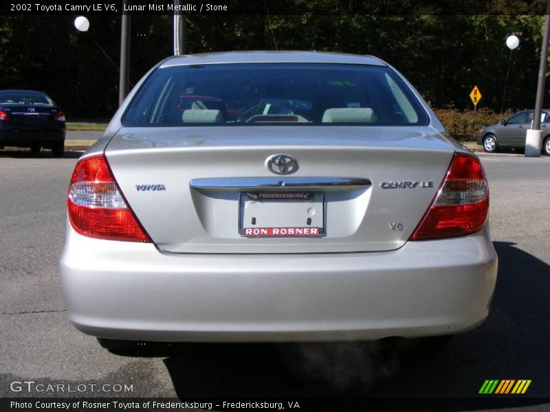Lunar Mist Metallic / Stone 2002 Toyota Camry LE V6
