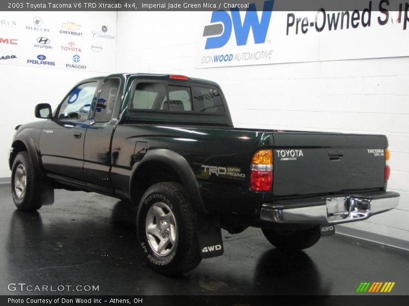 Imperial Jade Green Mica / Charcoal 2003 Toyota Tacoma V6 TRD Xtracab 4x4