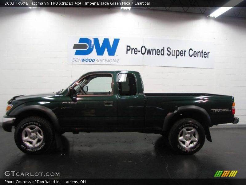 Imperial Jade Green Mica / Charcoal 2003 Toyota Tacoma V6 TRD Xtracab 4x4