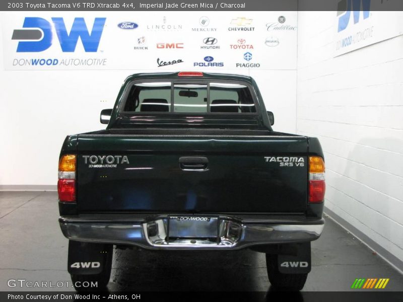 Imperial Jade Green Mica / Charcoal 2003 Toyota Tacoma V6 TRD Xtracab 4x4