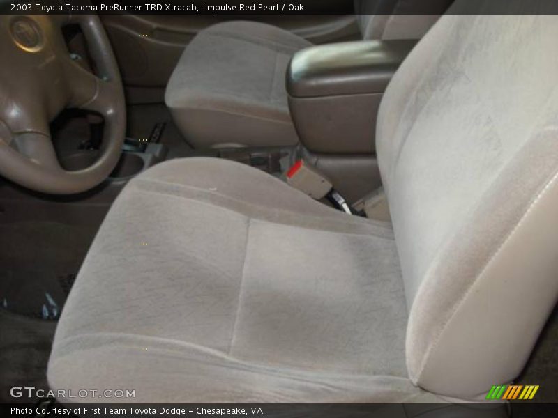 Impulse Red Pearl / Oak 2003 Toyota Tacoma PreRunner TRD Xtracab
