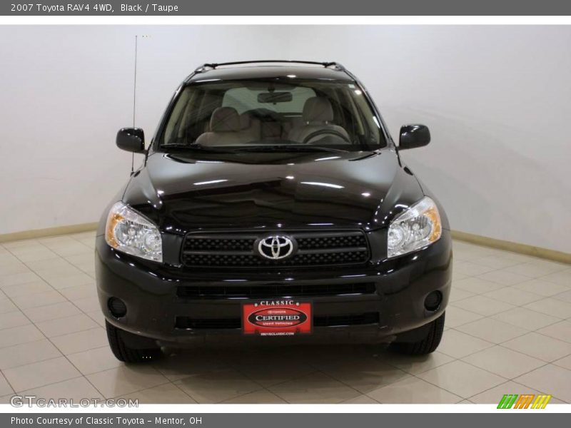 Black / Taupe 2007 Toyota RAV4 4WD