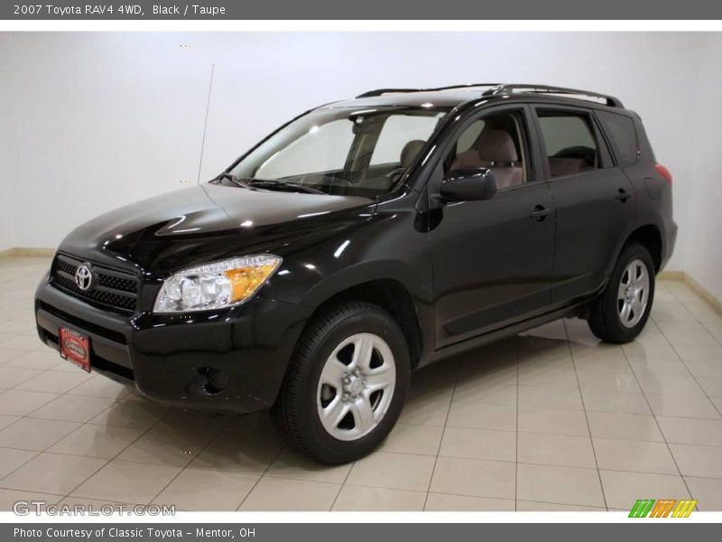 Black / Taupe 2007 Toyota RAV4 4WD