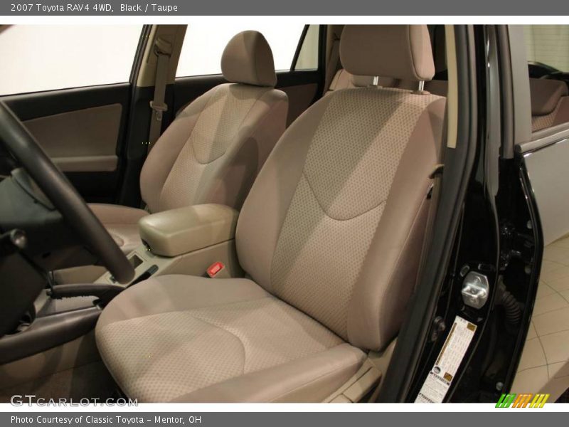 Black / Taupe 2007 Toyota RAV4 4WD