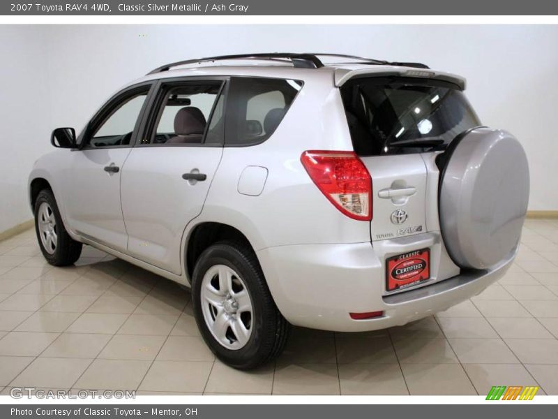 Classic Silver Metallic / Ash Gray 2007 Toyota RAV4 4WD