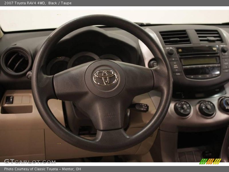 Black / Taupe 2007 Toyota RAV4 4WD