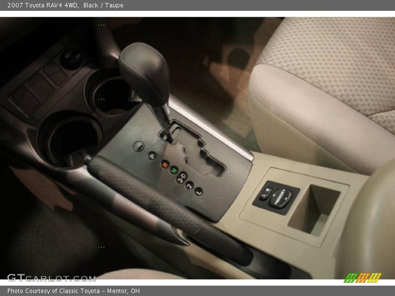 Black / Taupe 2007 Toyota RAV4 4WD