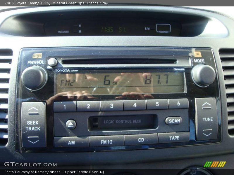 Mineral Green Opal / Stone Gray 2006 Toyota Camry LE V6