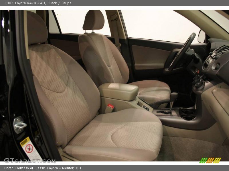 Black / Taupe 2007 Toyota RAV4 4WD