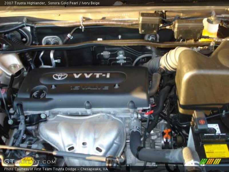 Sonora Gold Pearl / Ivory Beige 2007 Toyota Highlander