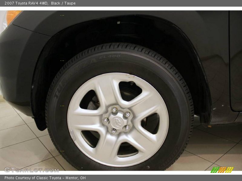 Black / Taupe 2007 Toyota RAV4 4WD