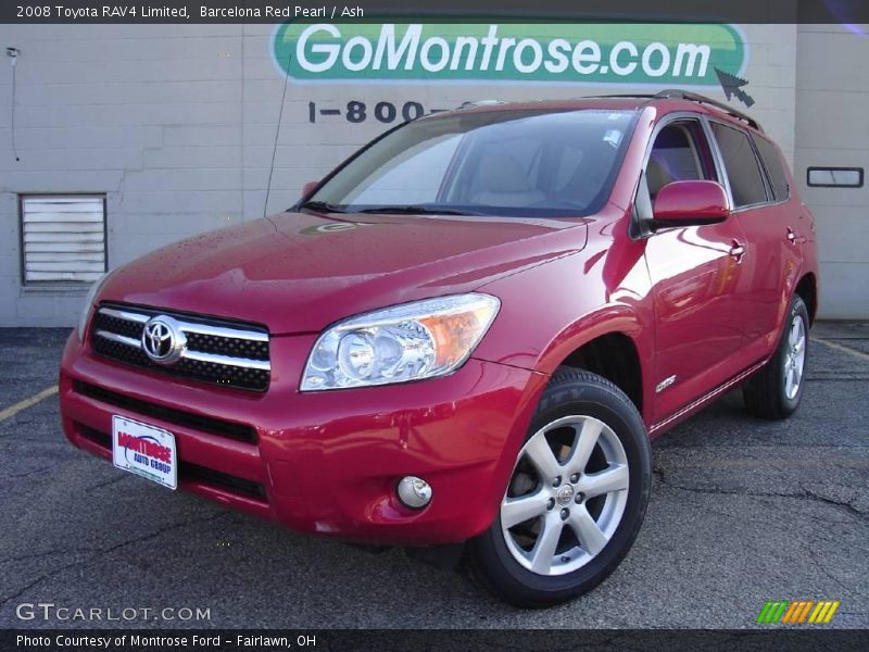 Barcelona Red Pearl / Ash 2008 Toyota RAV4 Limited