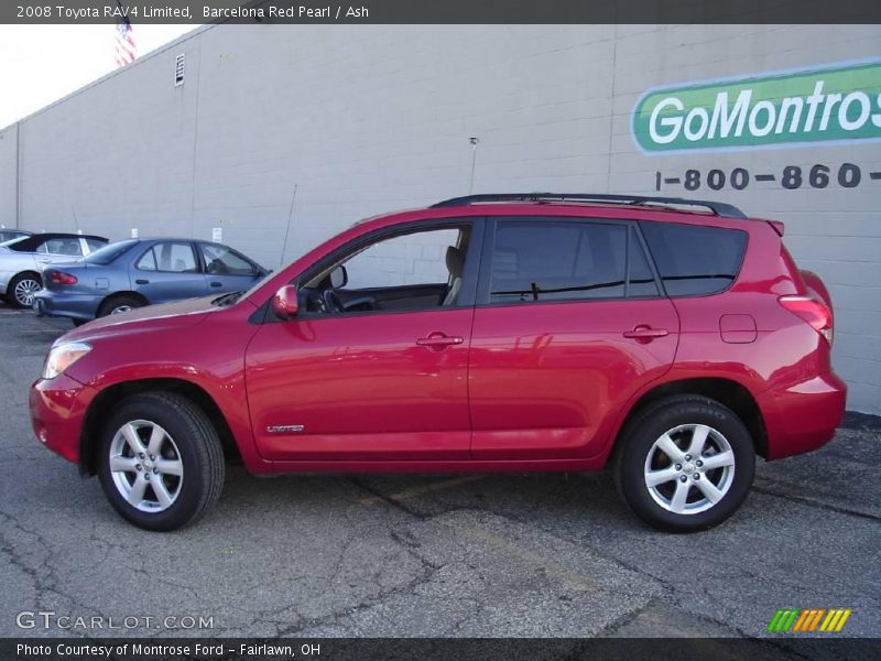 Barcelona Red Pearl / Ash 2008 Toyota RAV4 Limited