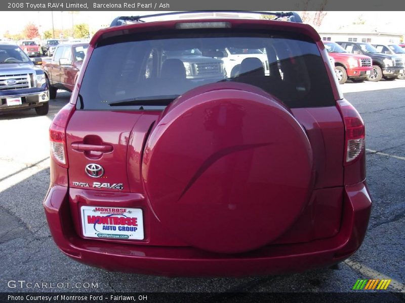 Barcelona Red Pearl / Ash 2008 Toyota RAV4 Limited